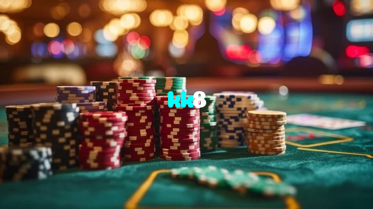 kk8 casino presented on mobile device in Pakistan with slots and live games